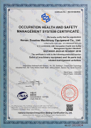 Occupation Health & Safety Certificate